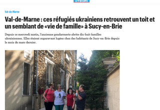 Logement famille ukrainienne le parisien sucy en brie